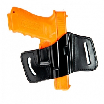 Pouzdro na pistoli (kožené) otevřené, oboustranné, GLOCK 26, 19, 17
