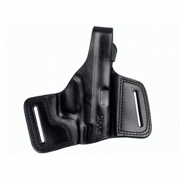 Pouzdro na pistoli (kožené) s pojistným páskem, pro praváka, GLOCK 26, 19, 17