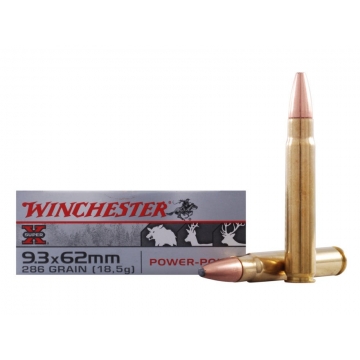 Náboj 9.3 x 62 mm Power-Point 18,5 g (286 grs) Winchester