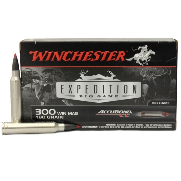 WINCHESTER ACCUBOND CT .300 WIN MAG 180 GR.