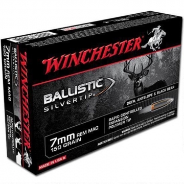 Winchester náboj BALLISTIC SILVERTIP 7mm REM MAG, 150 GR